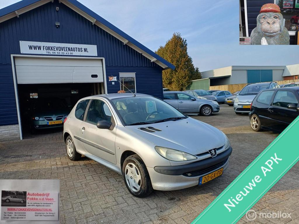 Peugeot 206 1.4 XR Garantie, alle inruil mogelijk, Voorwielaandrijving, 4 cilinders, Origineel Nederlands, 75 pk