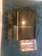 PlayStation 3 Slim met 2 controllers en 7 games, Ophalen, Met 2 controllers, 160 GB, Slim