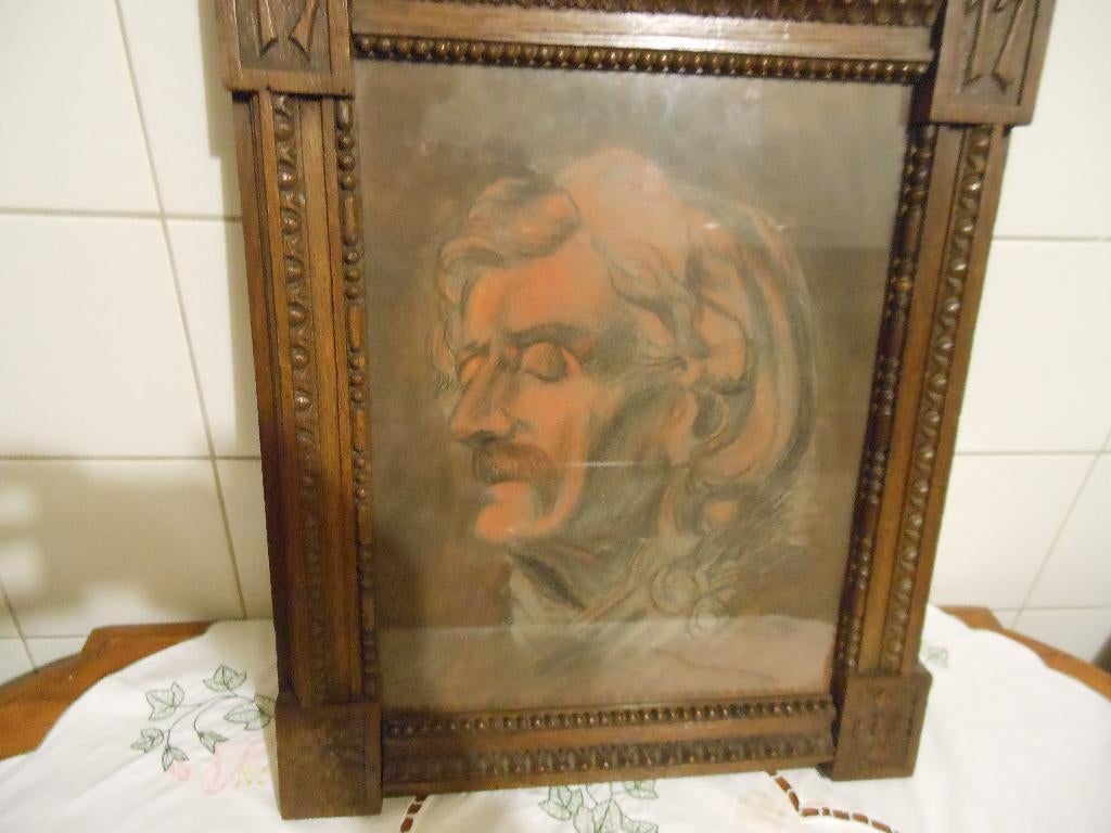 oud olieverf schilderij (oude man), Antiek en Kunst, Ophalen