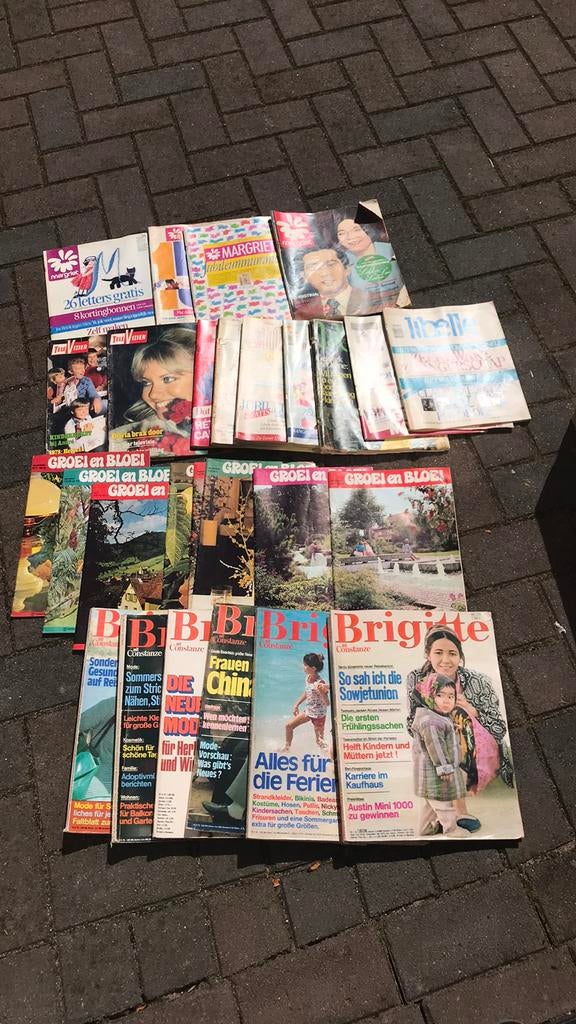 Partij oude tijdschriften divers, Boeken, Ophalen of Verzenden, Gelezen, Overige typen