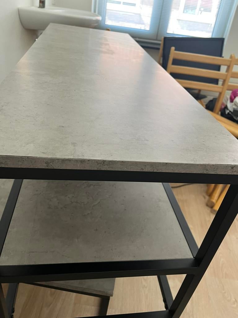 Tv tafel en salontafel, Huis en Inrichting, Tafels | Salontafels, Ophalen, 100 tot 150 cm, 50 tot 100 cm, Zo goed als nieuw