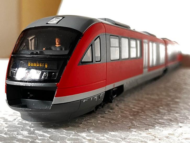 Piko DB VT 642 Desiro Treinstel, Hobby en Vrije tijd, Modeltreinen | H0, Gebruikt, Treinset, Gelijkstroom, Piko, Ophalen of Verzenden