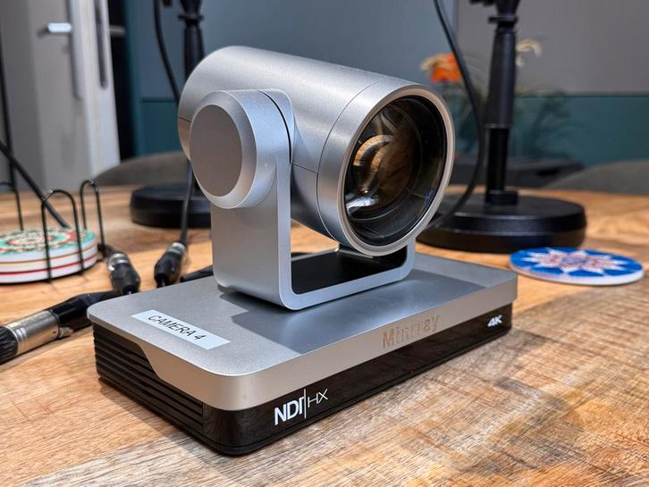 Minrray UV430 NDI PTZ Camera - 4K, PoE, NDI-HX, USB 3, HDMI, Audio, Tv en Foto, Videocamera's Digitaal, Zo goed als nieuw, Camera