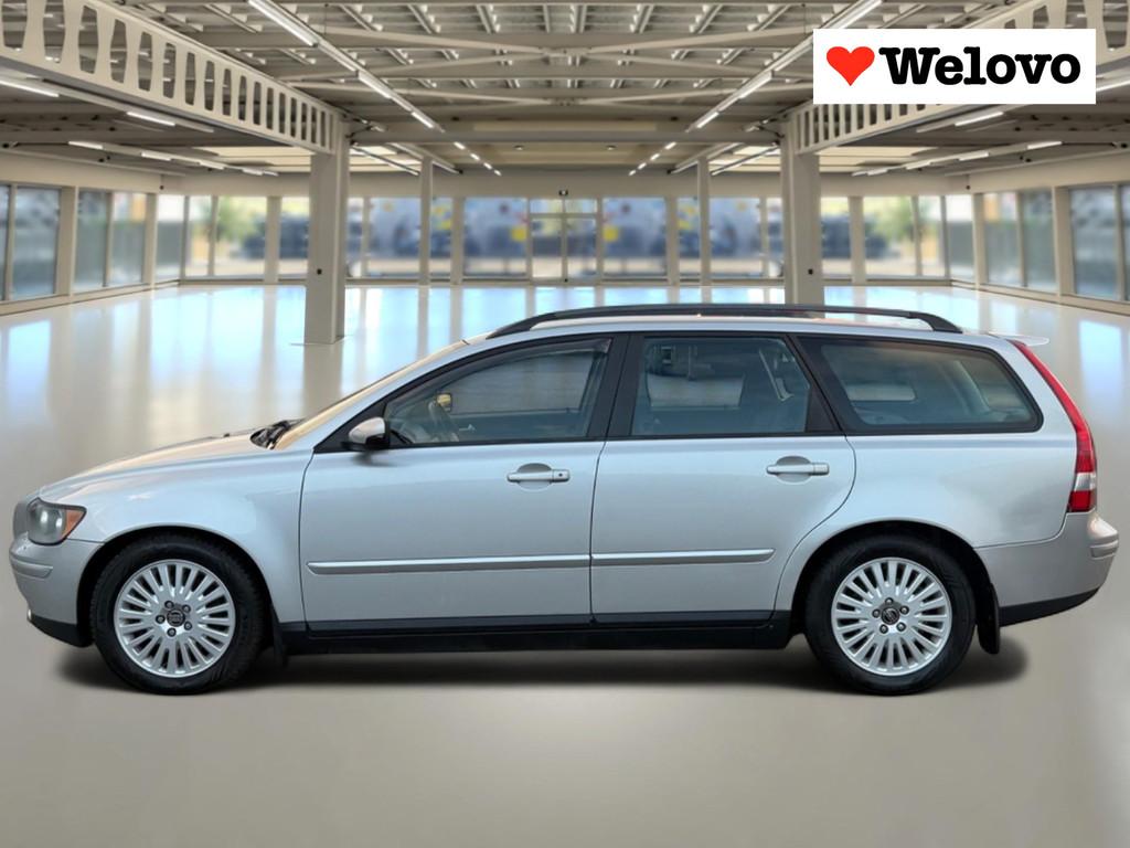 Volvo V50 2.4 Elite Rijklaar met garantie, Stof, Gebruikt, 700 kg, Origineel Nederlands