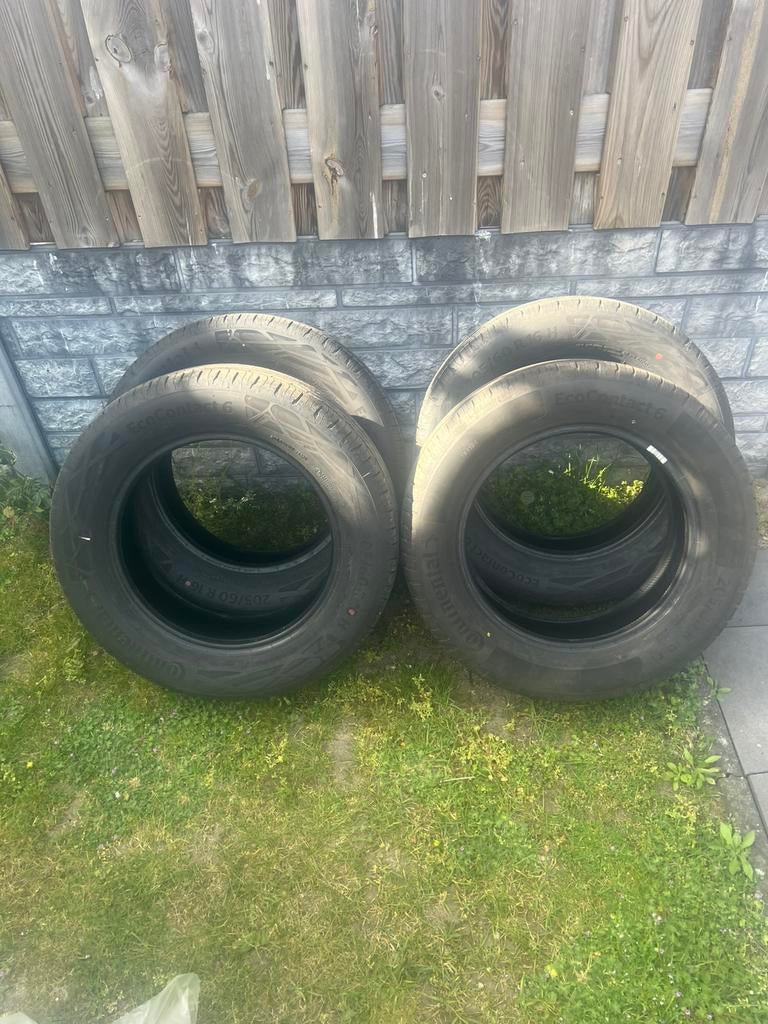 4 zomerbanden 205 60 16 zo goed als nieuw, 16 inch, Nieuw, Band(en), Personenwagen