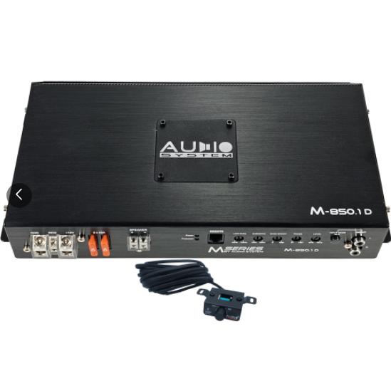 Audio System M-850.1D 850W RMS Monoblok versterker 2 ohm, Auto diversen, Autospeakers, Info@optimount.nl, Nieuw, Ophalen of Verzenden