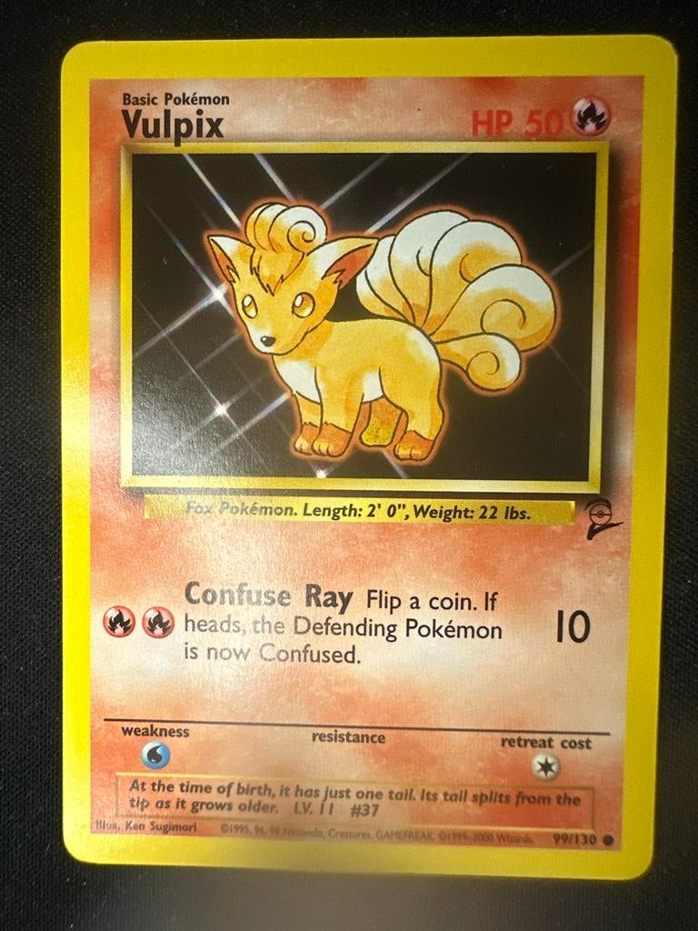 Vulpix 99/130 Base Set 2 exc/nm, Ophalen of Verzenden, Zo goed als nieuw, Losse kaart