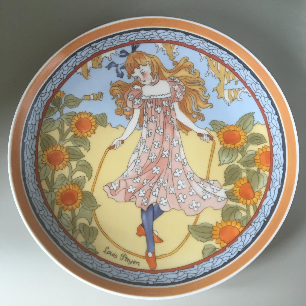 Vintage porcelain Unicef wandbord No.1, Antiek en Kunst, Antiek | Wandborden en Tegels, Ophalen of Verzenden