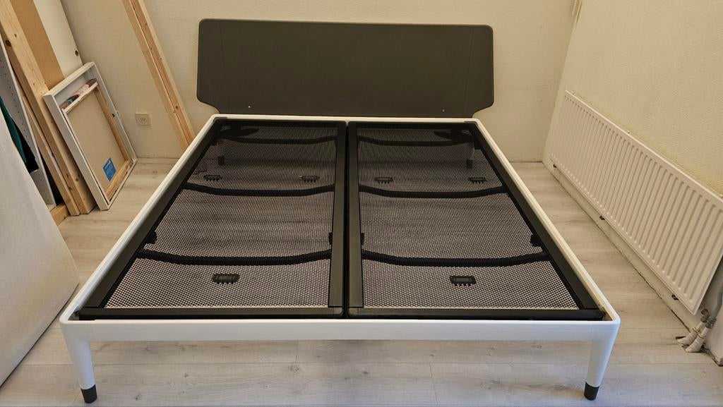 Auping Essential 180x200 met hoofdboard, Ophalen, Wit, Tweepersoons, Zo goed als nieuw