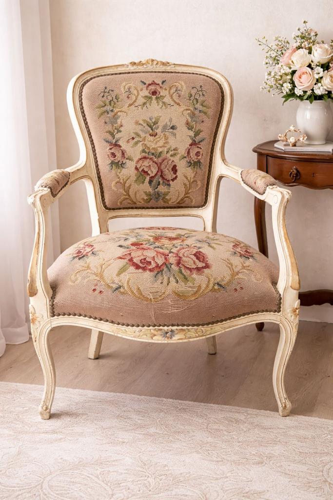 Louis XVI dames fauteuil, Ophalen