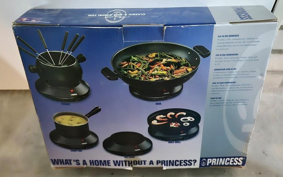 5-in-1 Combi gourmet Set (ongebruikt!), Witgoed en Apparatuur, Gourmetstellen, Ophalen, Nieuw, 4 t/m 7 personen