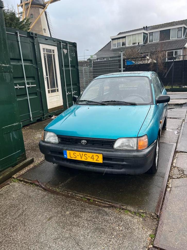 Toyota Starlet 1.3 XLI 12V E2 1995 Groen, Auto's, Toyota, Particulier, Starlet, Benzine, Hatchback, Handgeschakeld, Origineel Nederlands
