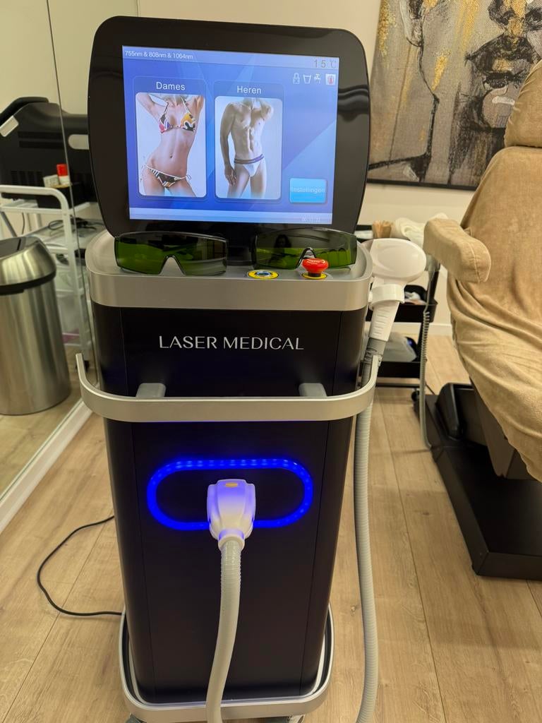 Diode ICE laser PRO Triplewave, Witgoed en Apparatuur, Persoonlijke-verzorgingsapparatuur, Ophalen, Zo goed als nieuw, Scheren en Epileren