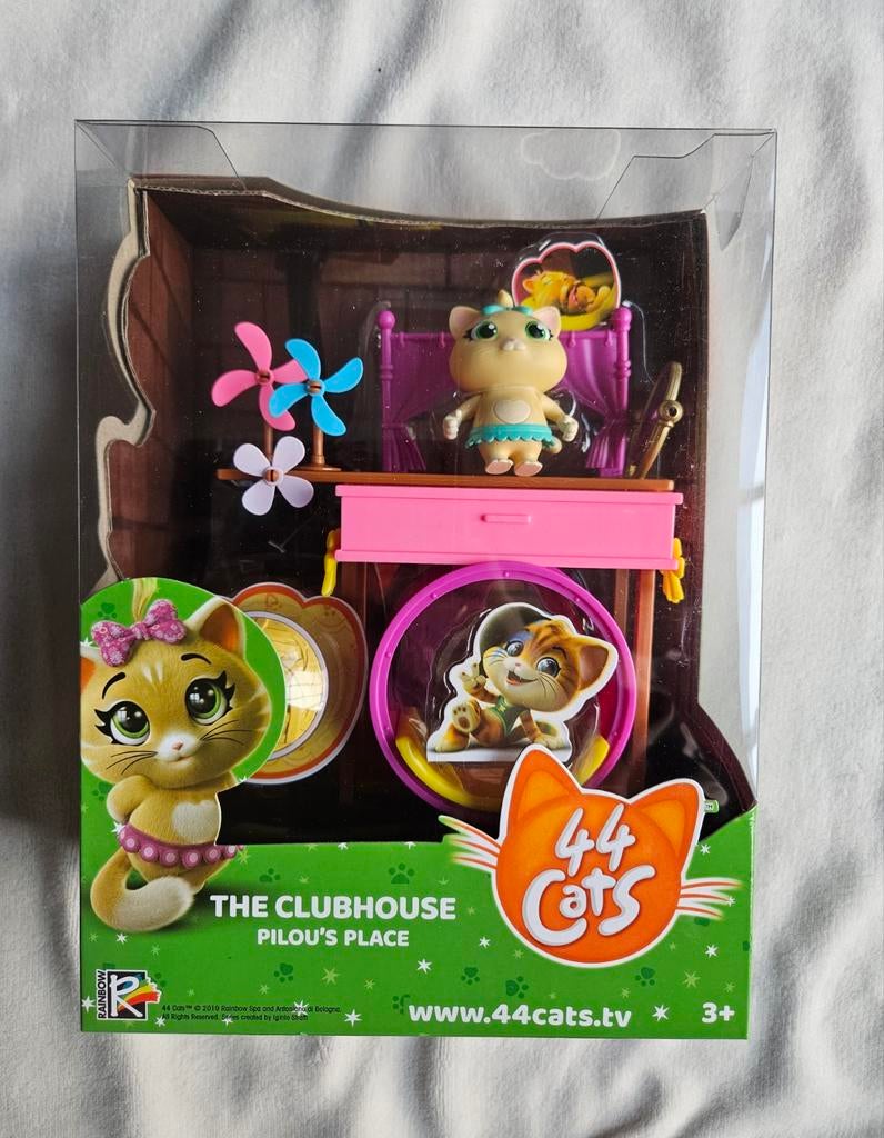 44 Cats The Clubhouse Pilou's Place Speelset Nieuw, Ophalen of Verzenden, Nieuw, Jongen of Meisje