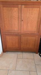 Eikenhouten computerkast, Ophalen, Gebruikt, Klassiek, functioneel, 70 tot 120 cm