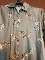 Blouse met tijgerprint, Verzenden, Gedragen, Maat 42/44 (L), Grijs