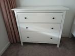 Witte Hemnes ladekast met 3 lades, Ophalen, Gebruikt, 100 tot 150 cm, Scandinavisch
