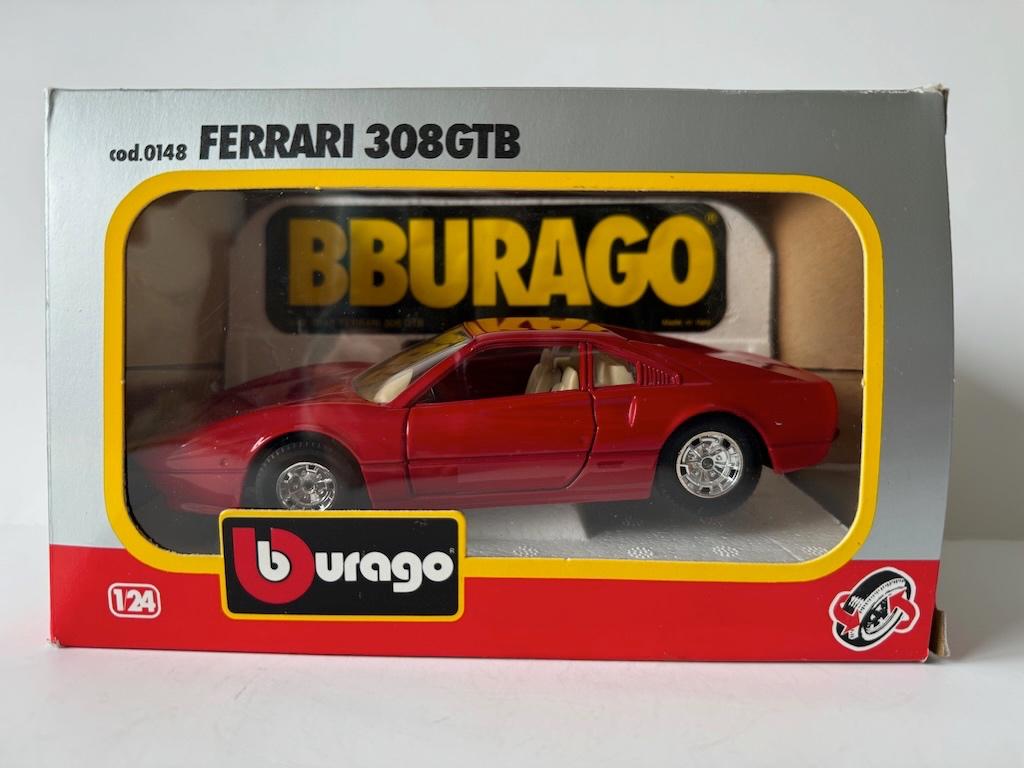 Bburago: Ferrari 308 GTB, 1:24, Ophalen of Verzenden, Zo goed als nieuw, Auto, Bburago