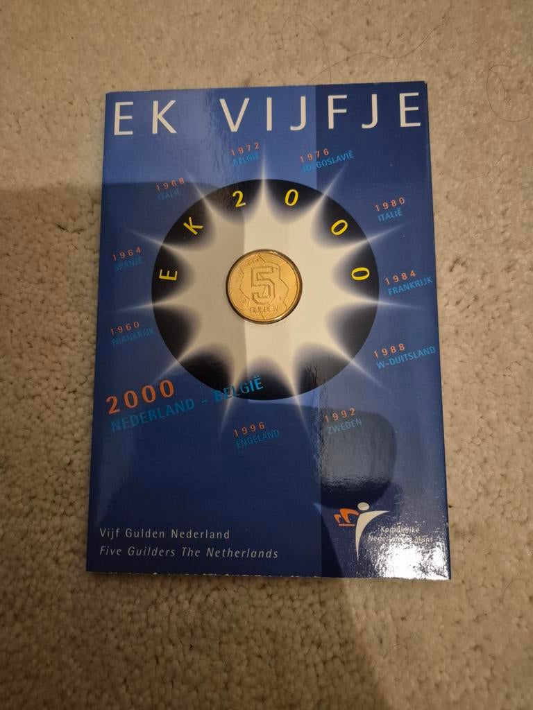 EK Vijfje 2000 Nederland - België, Postzegels en Munten, Munten | Nederland, Ophalen of Verzenden