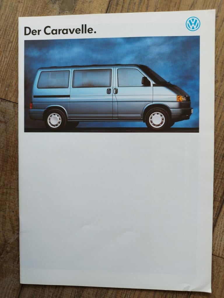 Volkswagen Der Caravelle brochure uit 1993, Volkswagen, Ophalen of Verzenden, Zo goed als nieuw, Volkswagen