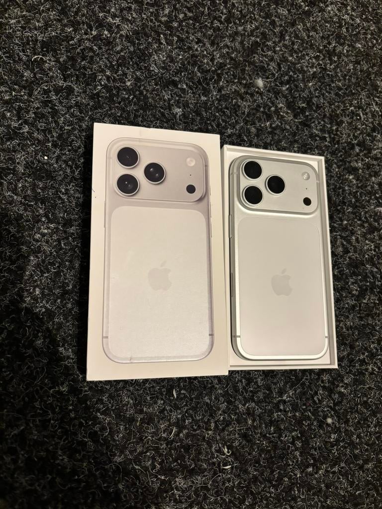 iPhone 17 Pro Zilver 256GB - nieuw in doos met factuur, Ophalen, Nieuw, Zilver, 256 GB
