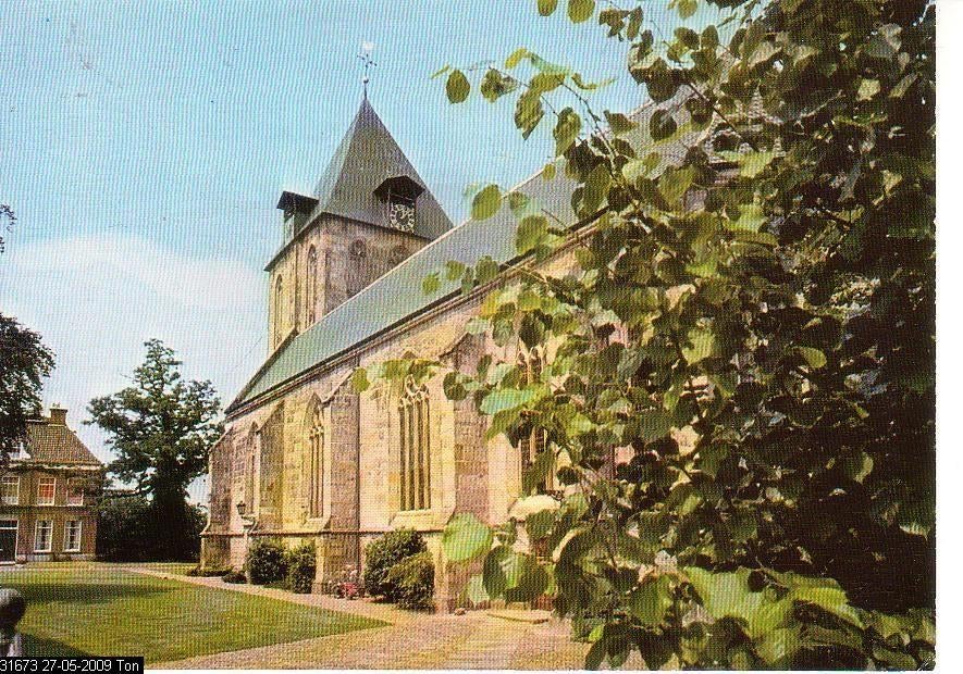 Ansichtkaart	Delden	NH kerk, Verzamelen, Verzenden, 1960 tot 1980, Ongelopen, Overijssel