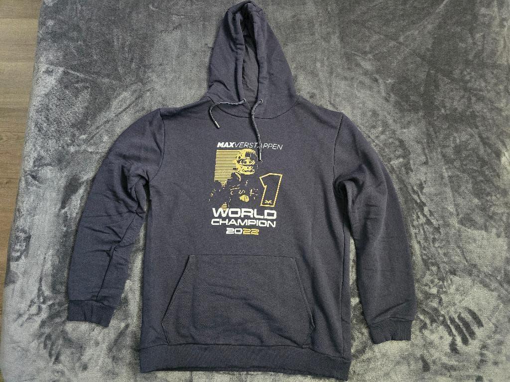 Max Verstappen Hoody (18), Maat 52/54 (L), Blauw, Max Verstappen, Ophalen of Verzenden
