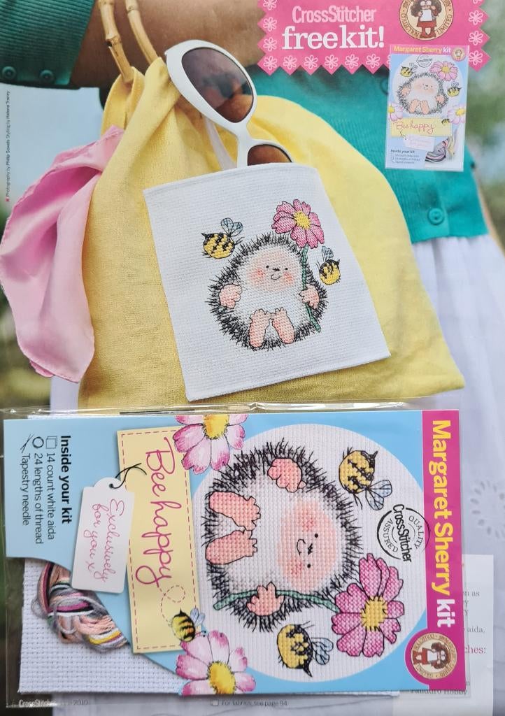 Margaret Sherry egeltje borduurpakketje, Hobby en Vrije tijd, Ophalen, Nieuw, Handborduren, Borduurpakket