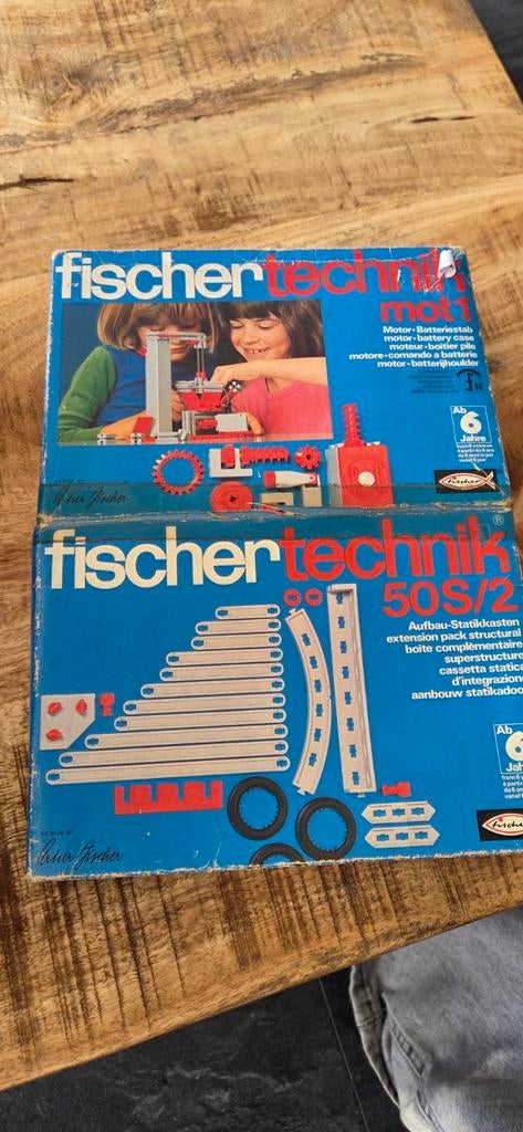Fischertechnik Mot1 & 50S/2 - Origineel en Compleet, Ophalen of Verzenden
