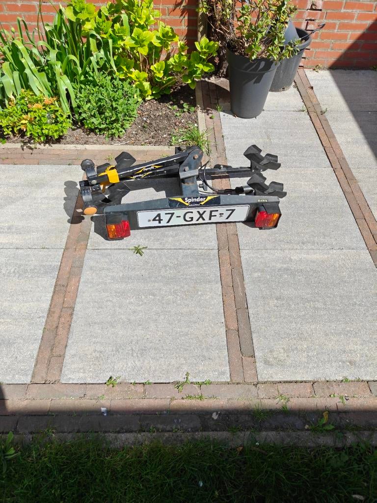Spinder Hawk fietsendrager, Ophalen, Gebruikt