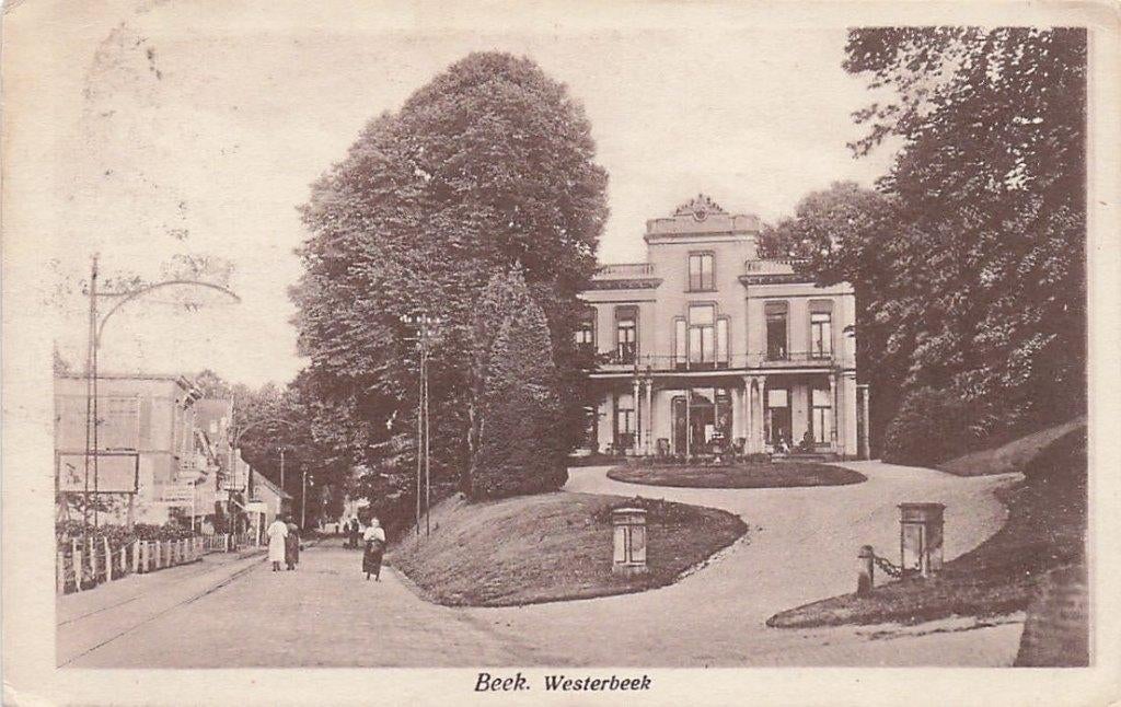 AM045 Beek Westerbeek ca.1925, Verzamelen, Ansichtkaarten | Nederland, Gelopen, Gelderland, 1920 tot 1940, Verzenden