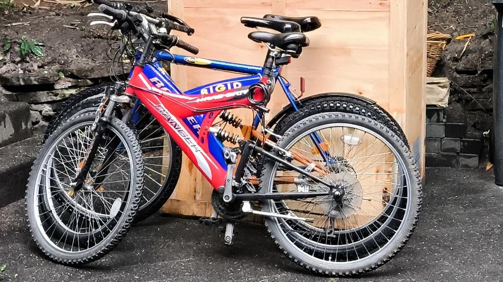 3 crossfietsen met versnelling en vering - Voordelig!, Fietsen en Brommers, Fietsen | Crossfietsen en BMX, Gebruikt, 24 inch of meer
