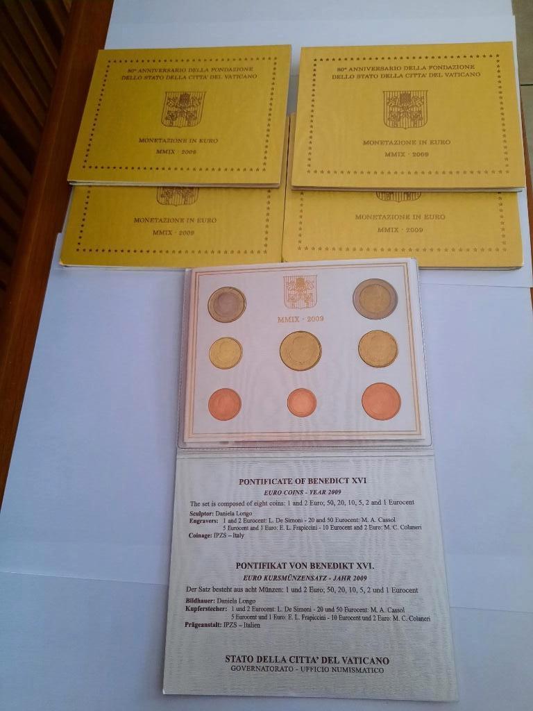 Vaticaanset 2009, Postzegels en Munten, Munten | Europa | Euromunten, Verzenden, Vaticaanstad, Overige waardes, Setje