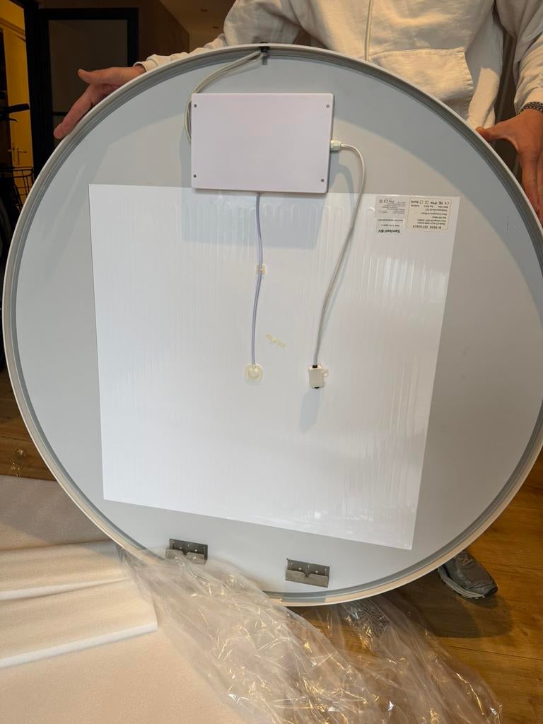 Badkamer spiegel INK rond 120 cm, Ophalen, Rond, Nieuw, 100 tot 125 cm