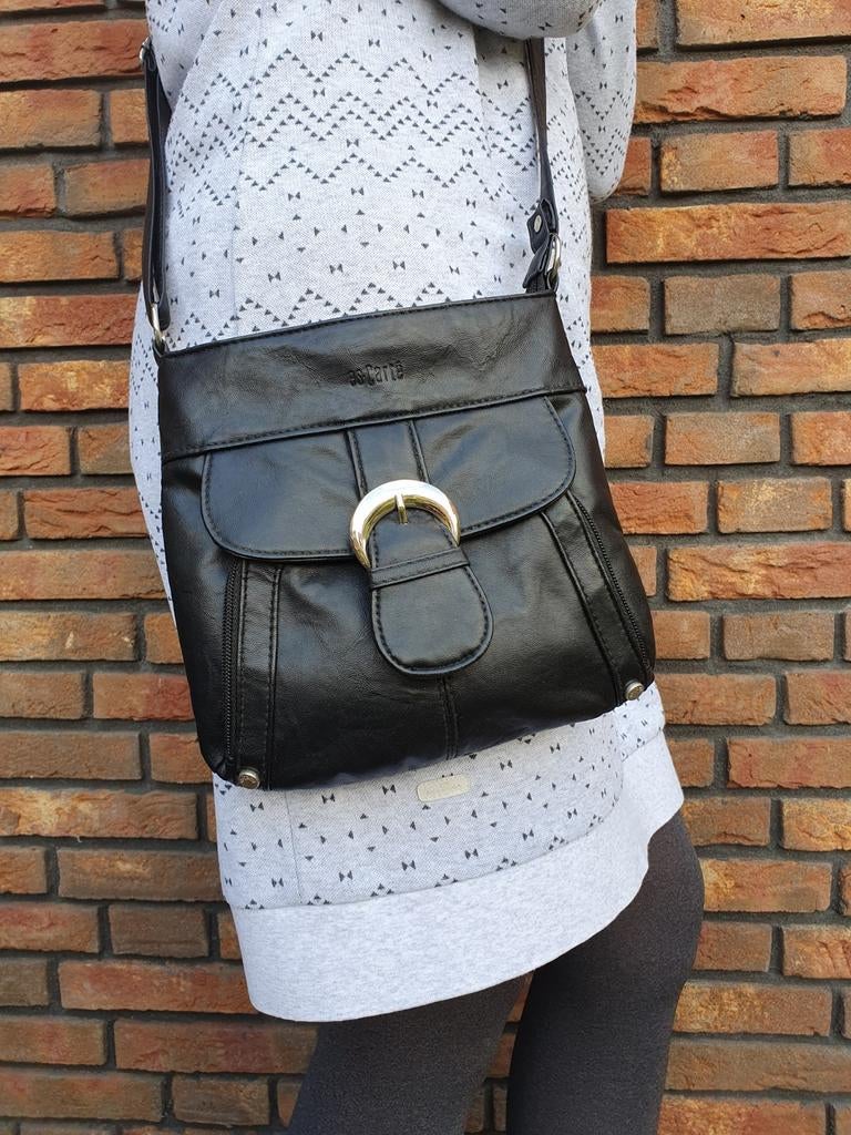 Schoudertasje zwart, Ophalen of Verzenden, Zo goed als nieuw, Zwart, Overige merken