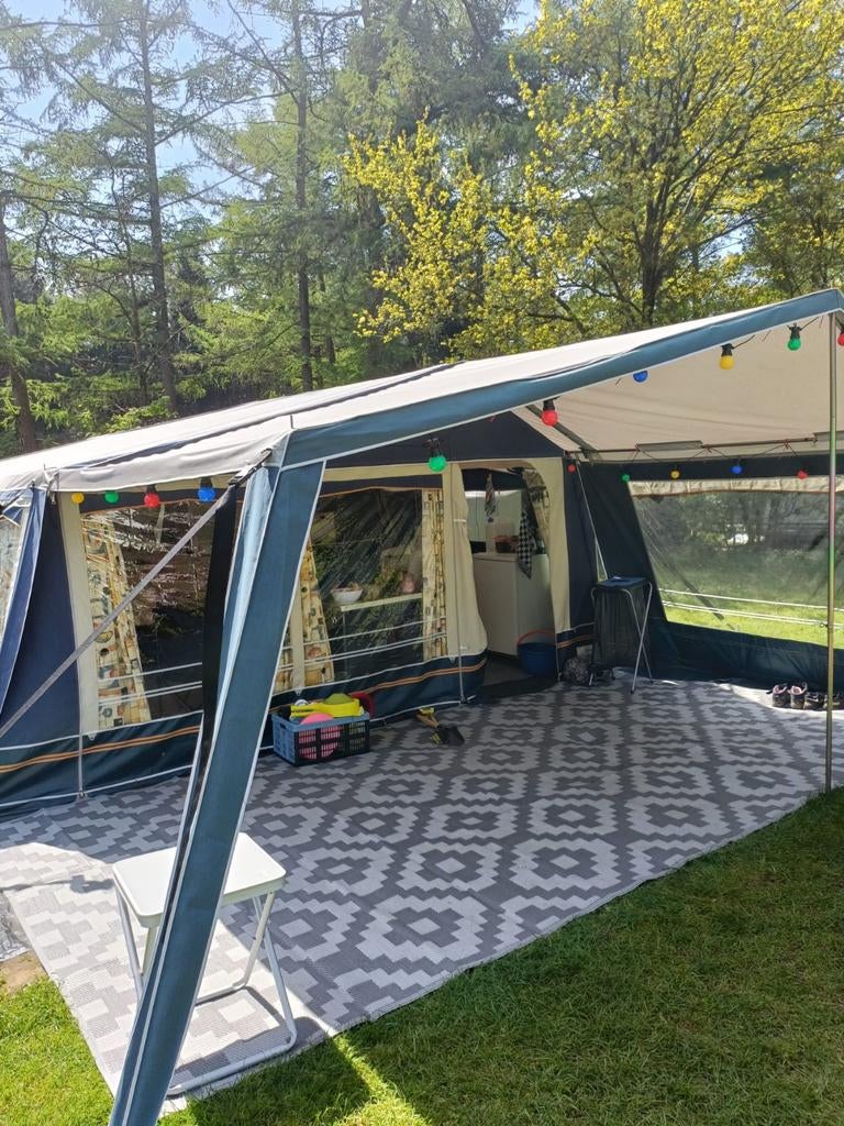 Gerjak Tago Indian vouwwagen | voortent+luifel | 4-6 pers., Caravans en Kamperen, Vouwwagens, Ophalen