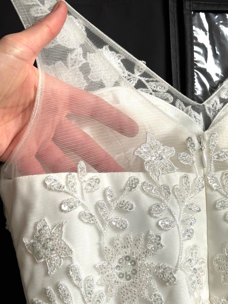 Bruidsjurk ivoor XS 34, Kleding | Dames, Trouwkleding en Trouwaccessoires, Trouwjurk, Wit, Laona, Ophalen of Verzenden