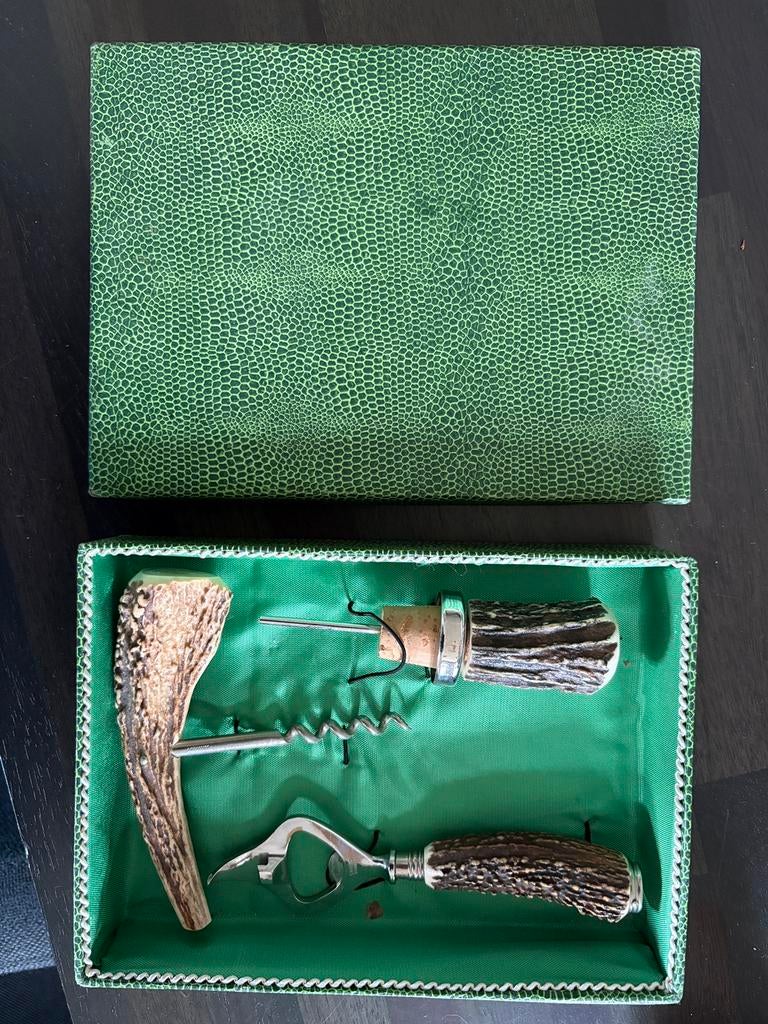 Antiek wijn opener set, Antiek en Kunst, Ophalen of Verzenden