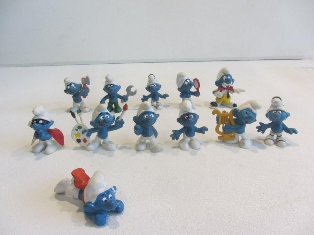 verzameling smurfen, Ophalen of Verzenden, Gebruikt, Verschillende Smurfen, Poppetje, Figuurtje of Knuffel