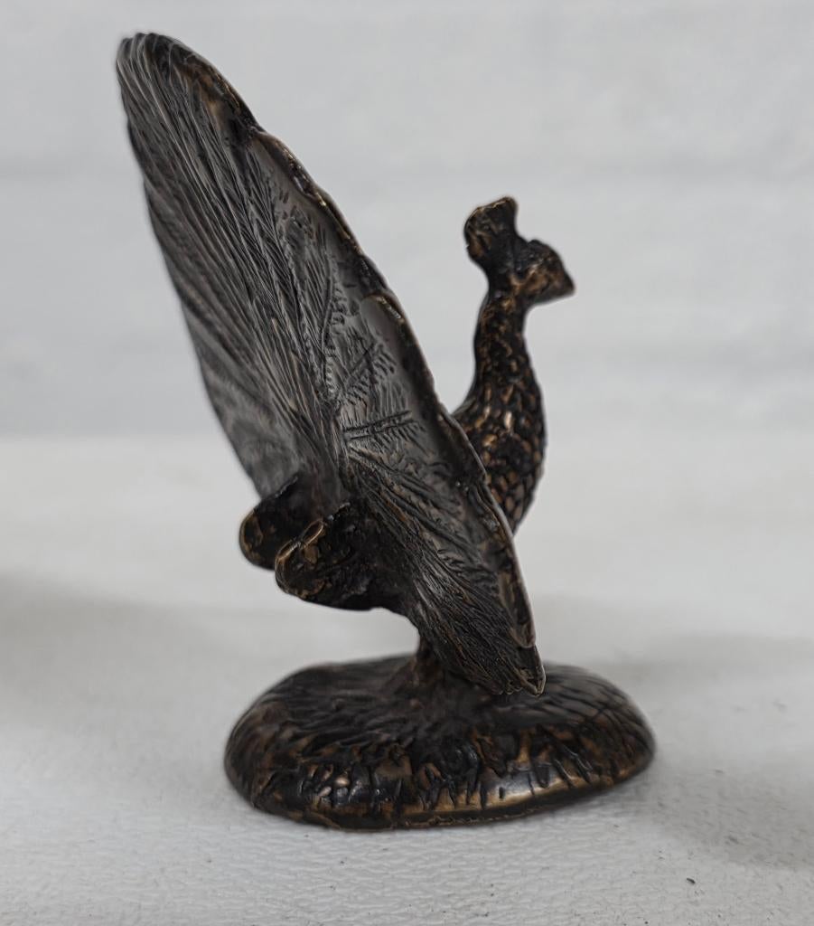 PAUW / bronzen beeld, Ophalen of Verzenden, Nieuw, Vogel, Beeldje of Figuurtje