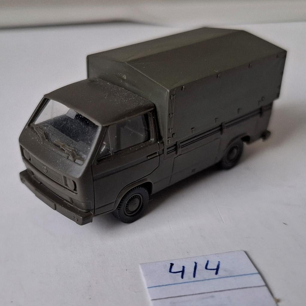 Roco Minitanks 414 VW Transporter T3, enkele cabine, 1/87, Ophalen of Verzenden, Zo goed als nieuw, Bus of Vrachtwagen, Roco