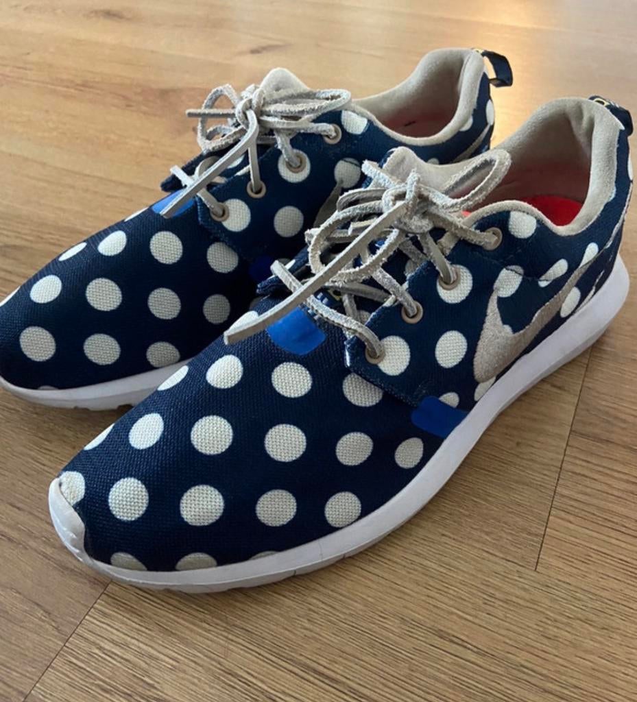 Nike Roshe Run Polka Dot Pack maat 42,5, Blauw, Ophalen of Verzenden, Sneakers of Gympen, Zo goed als nieuw