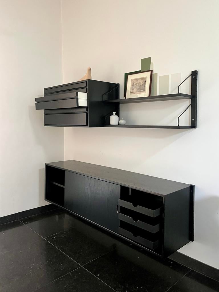 Royal System Poul Cadovius Dressoir, Ladekastje & Planken, Ophalen, Gebruikt, 150 tot 200 cm, Met lade(s)