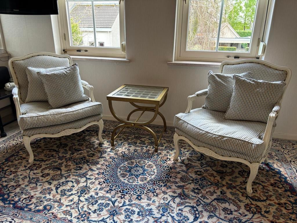 Stoelen Catelyn Armchair Canalside Interiors  Klassiek, Ophalen of Verzenden, Gebruikt, Hout, 75 tot 100 cm