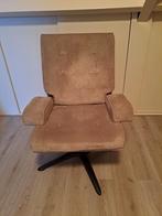 Fauteuil / stoel draaibaar, Ophalen, 75 tot 100 cm, Zo goed als nieuw, Stof