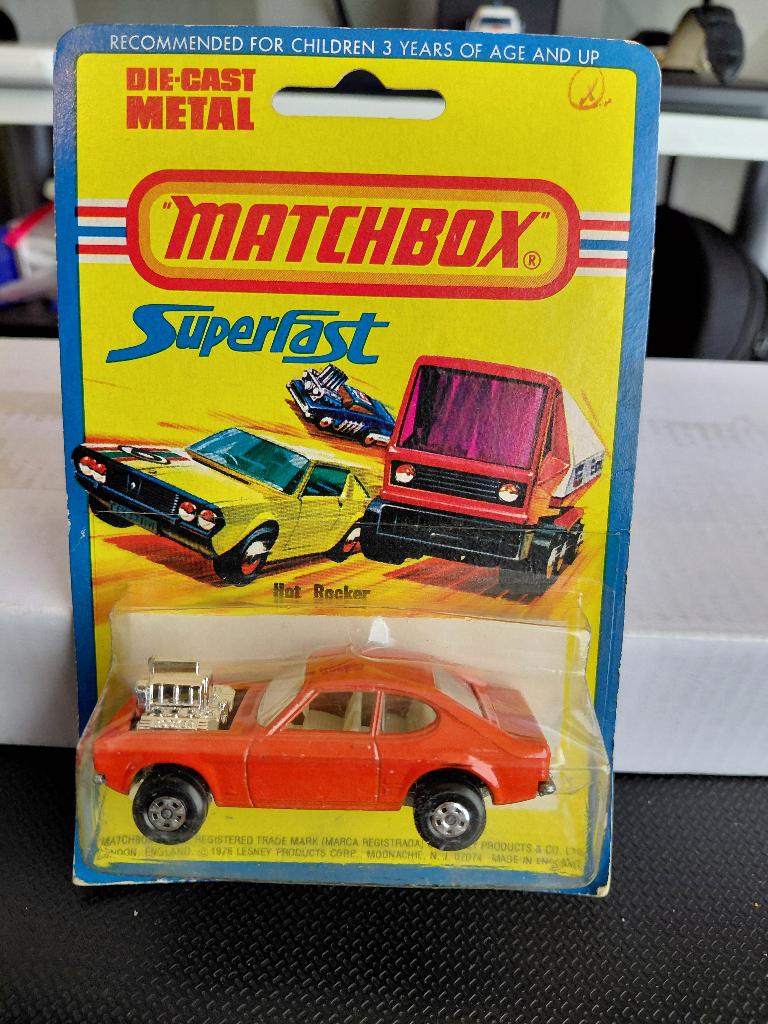 Matchbox #67 Hot Rocker Ford Capri, Ophalen of Verzenden, Zo goed als nieuw, Auto