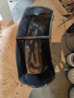 Oude houten zaaibak, Ophalen, Gebruikt