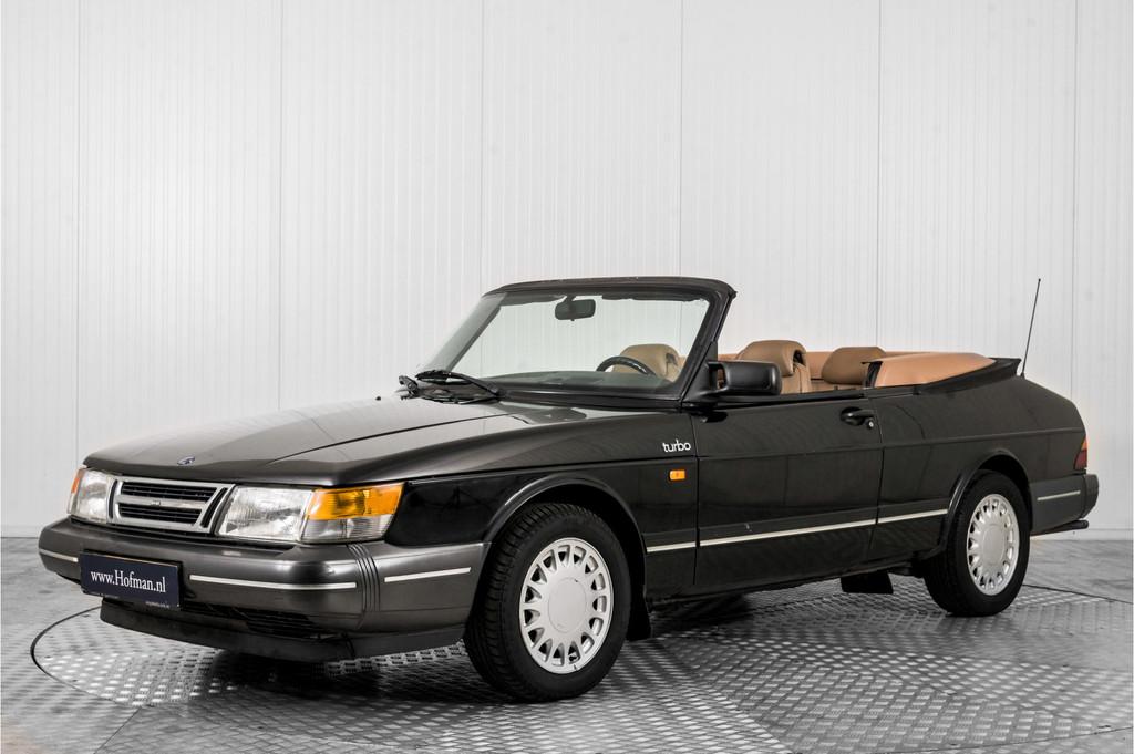 Saab 900 Cabrio 2.0 Turbo 16 (bj 1990, automaat), Auto's, Saab, 145 pk, Gebruikt, 4 cilinders, Cabriolet