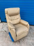 Elektrisch fauteuil relax stoel beige, Ophalen, Zo goed als nieuw, Beige, 50 tot 75 cm