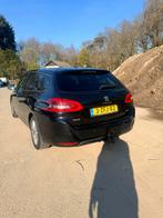 Peugeot 308 1.6 E-hdi 88 KW SW 2014 Zwart, Auto's, Voorwielaandrijving, 680 kg, 4 cilinders, Zwart